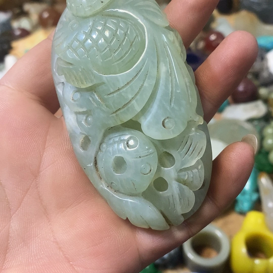 和田玉（糖玉）未镶嵌挂件