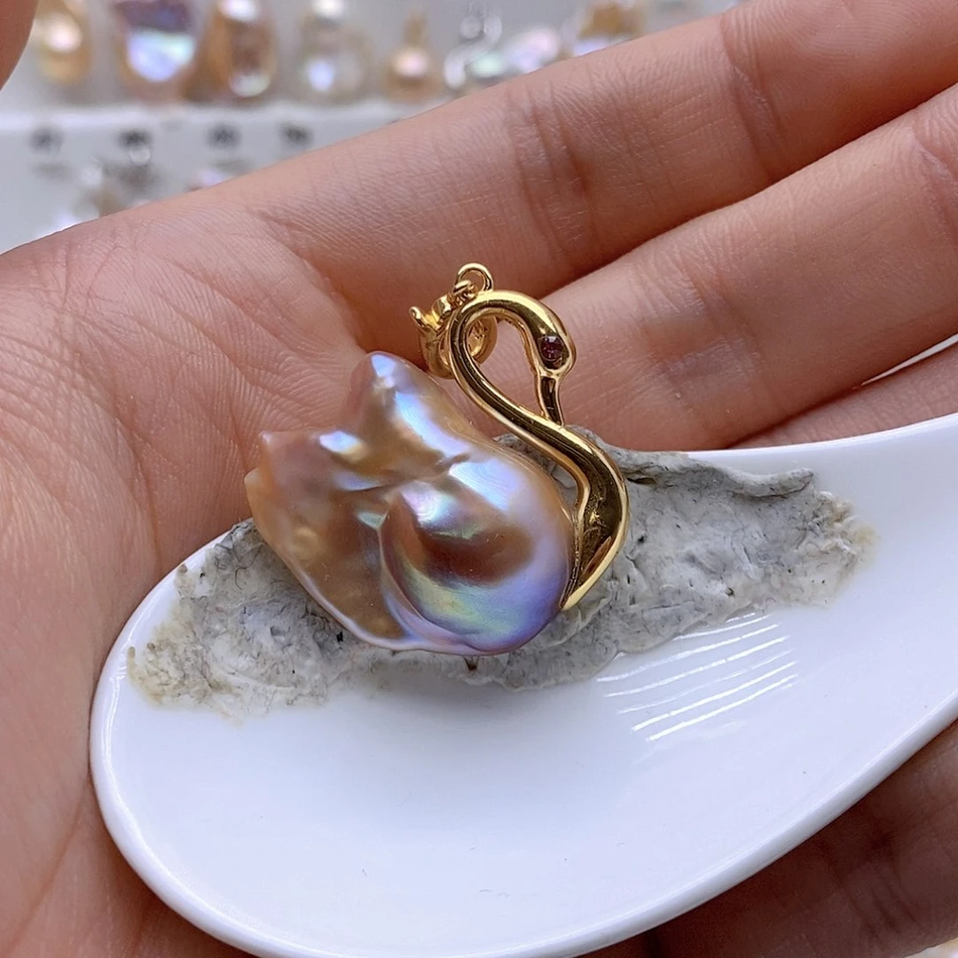 吊坠(不含链)未镶嵌淡水珍珠