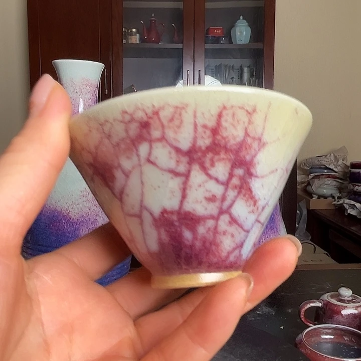 牛家钧窑牛自恒老师钧瓷杯