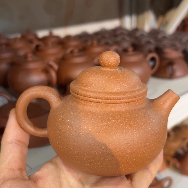 茶壶紫砂五彩容天200c c