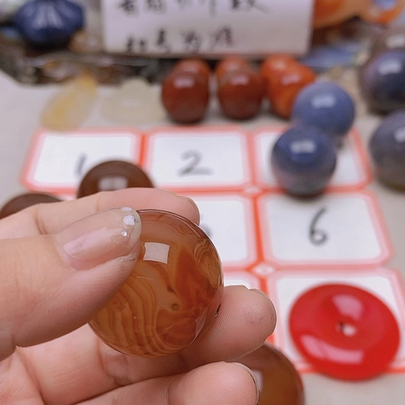【闪购商品】未镶嵌玛瑙/玉髓珠宝半成品小*