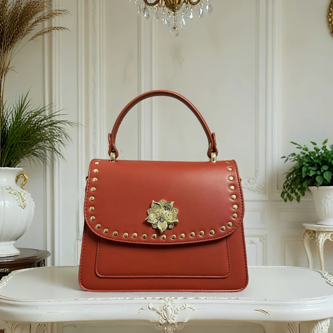 02#砖红色【尺寸：长23宽9高18】潮流气质百搭时尚女士单肩包