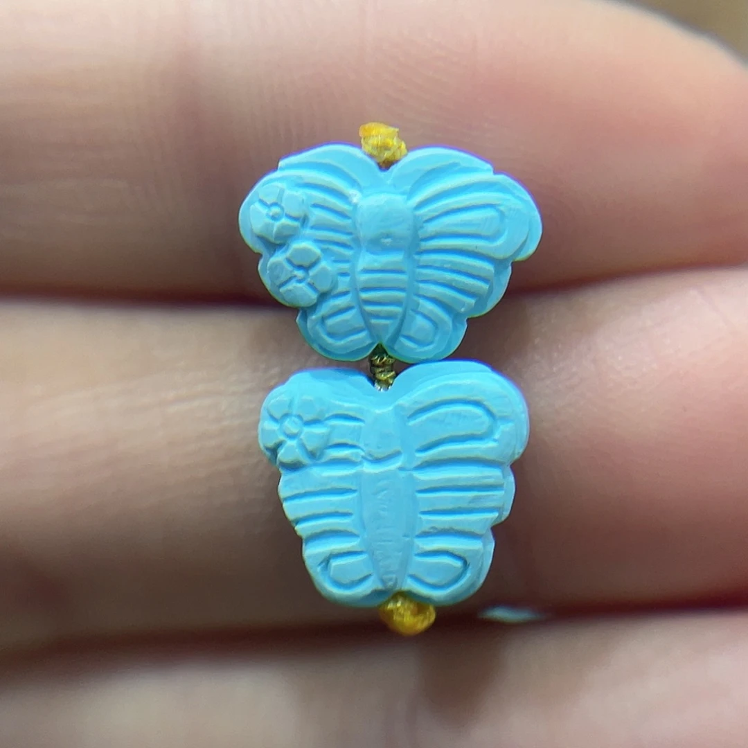 绿松石18K金镶嵌珠宝奇石