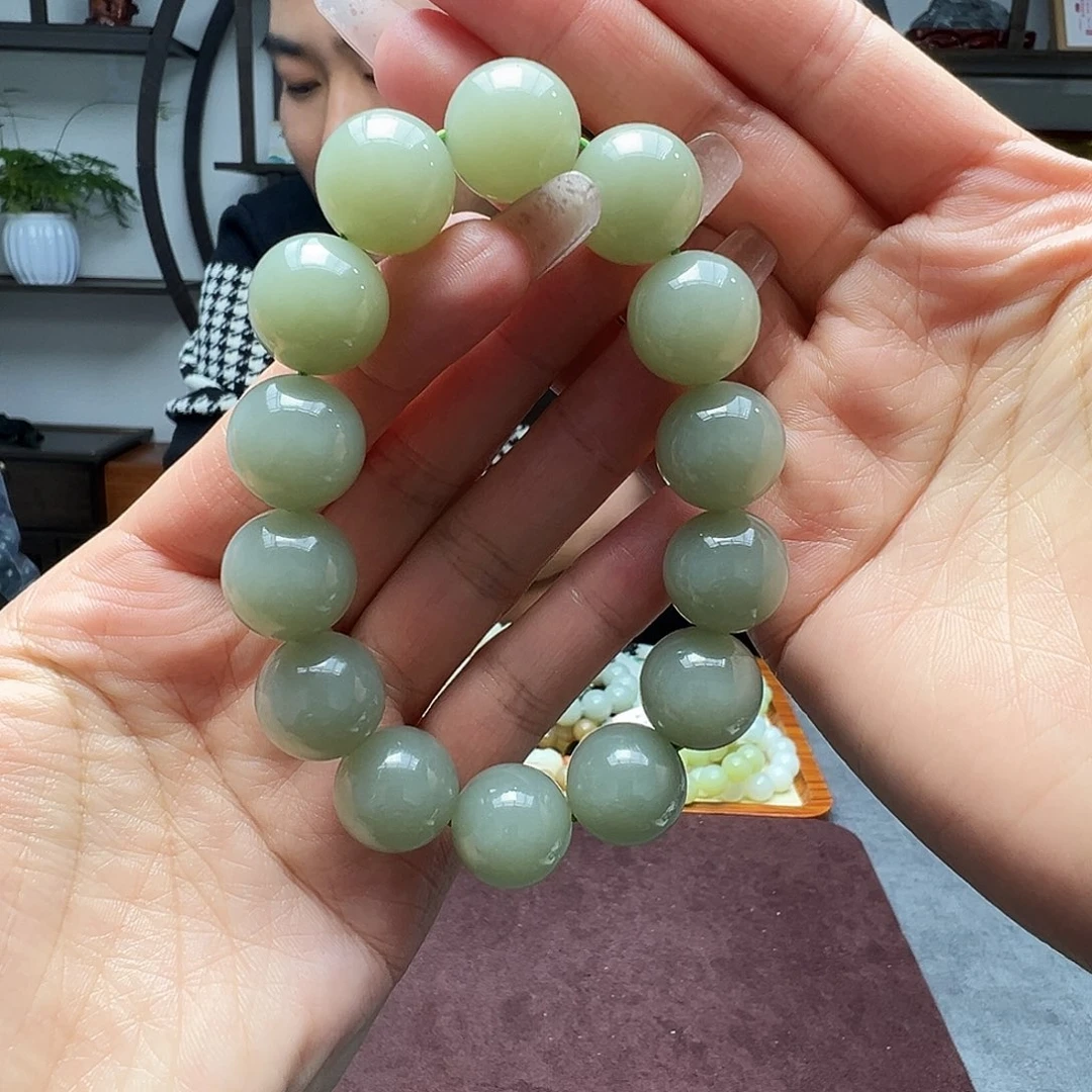 和田玉未镶嵌手链16迪克兰