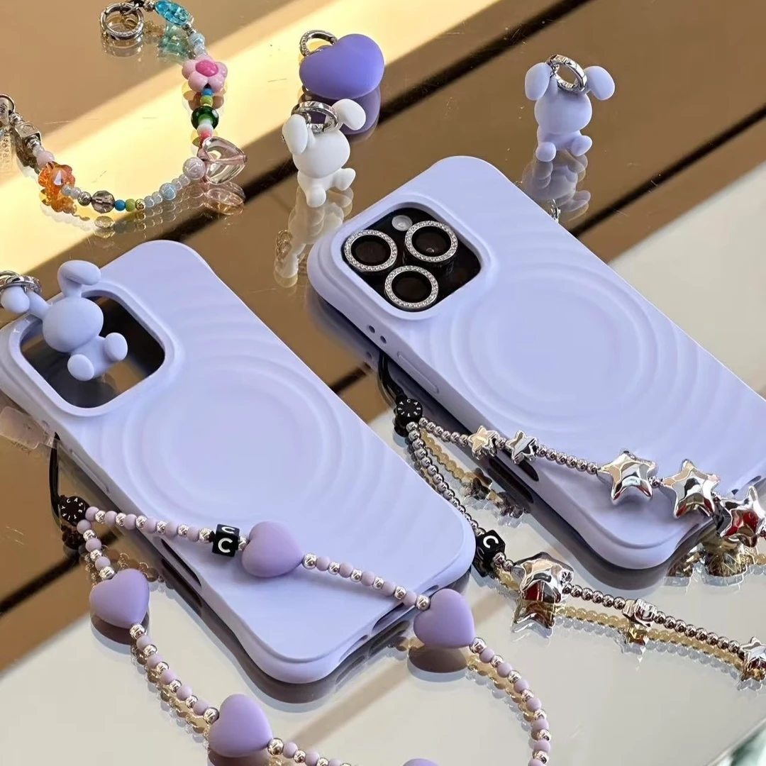 【波漾壳新色柔雾紫】适用于iPhone16Promax手机壳15promax防摔