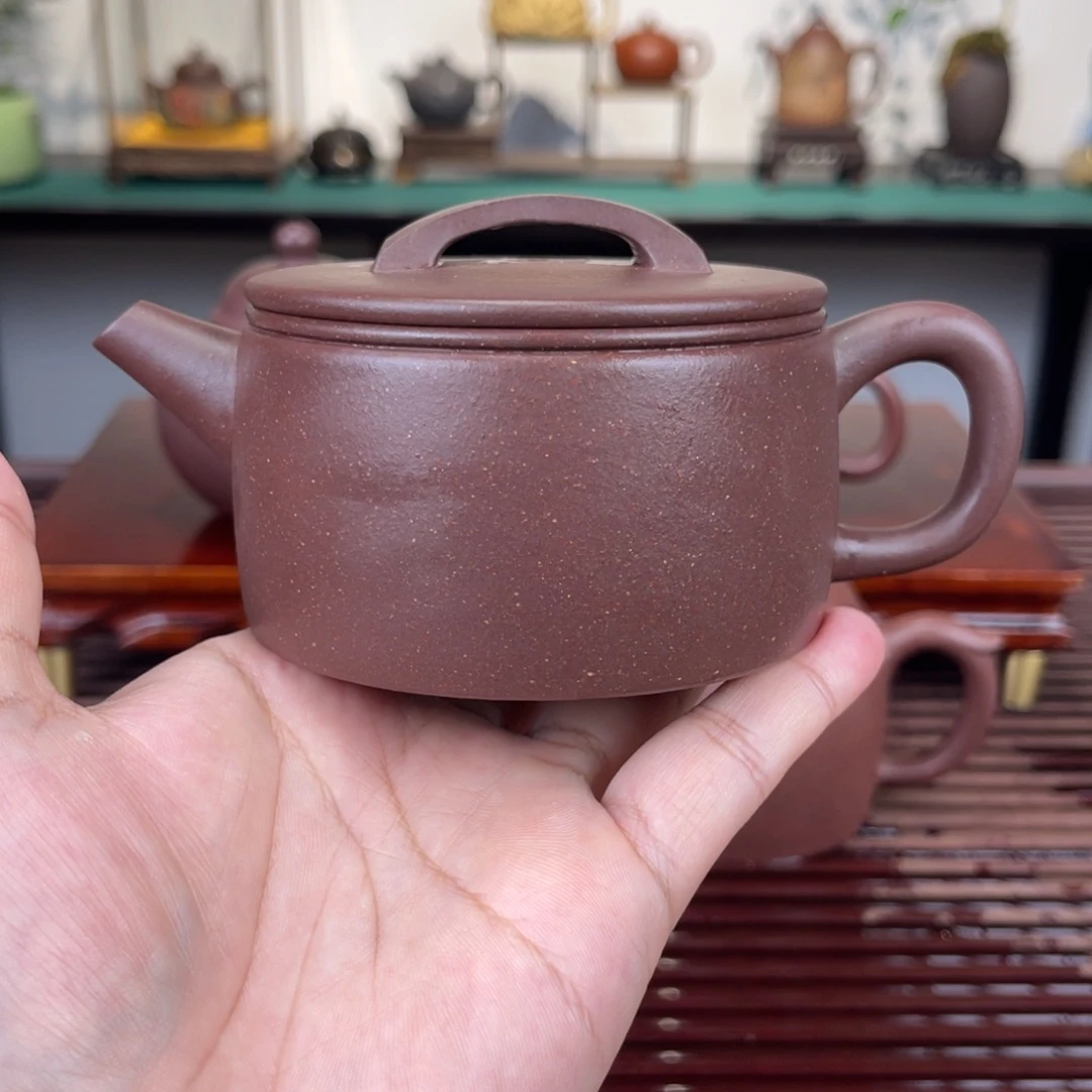 茶壶紫砂220毫升全手工底槽青汉瓦