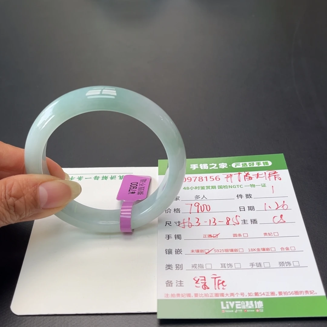 翡翠手镯未镶嵌多人