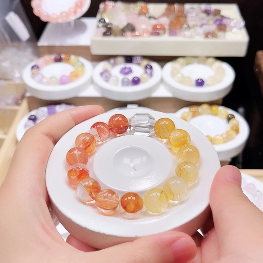 水晶手链未镶嵌天然水晶