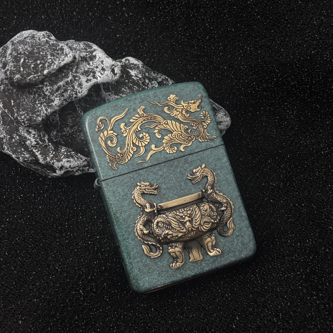ZIPPO 打火机正品  1941青铜一言九鼎  1812