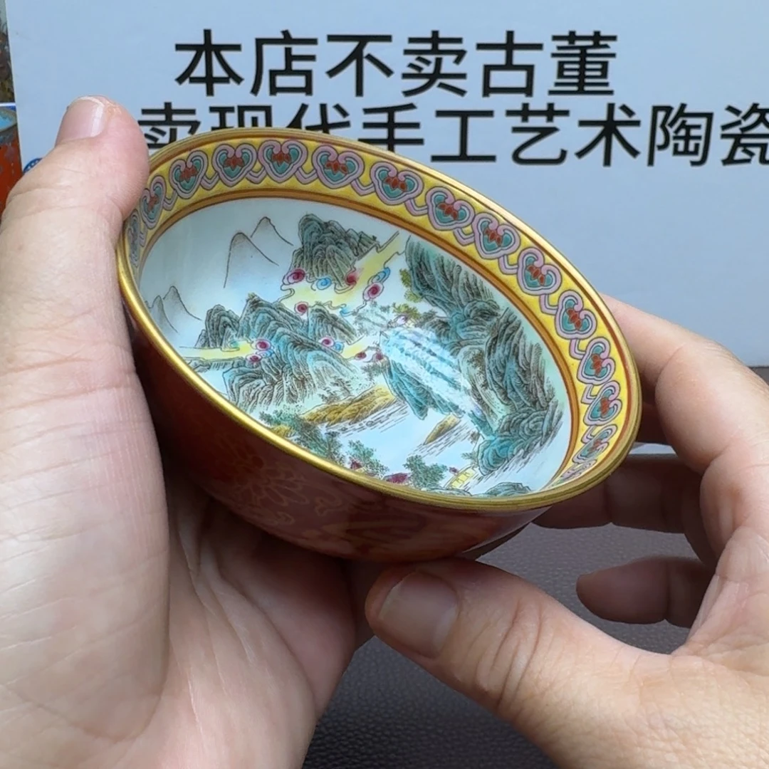 景德镇手工手绘展示