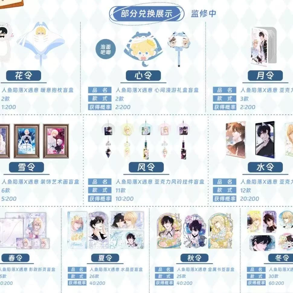 【飞花令】人鱼陷落X遇意 飞花令盲袋 静心篇