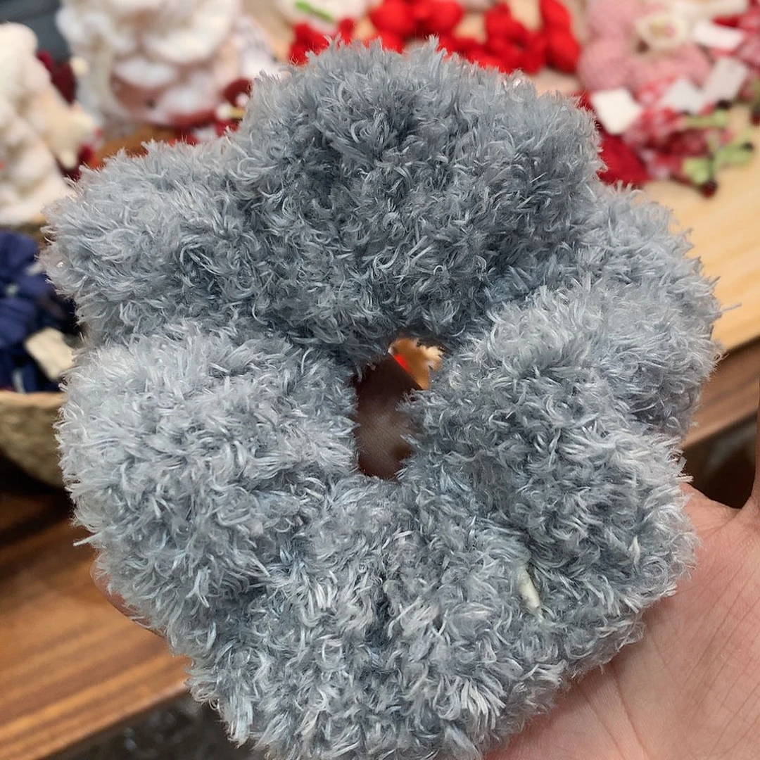 皮质非金属 蓝色毛毛圈