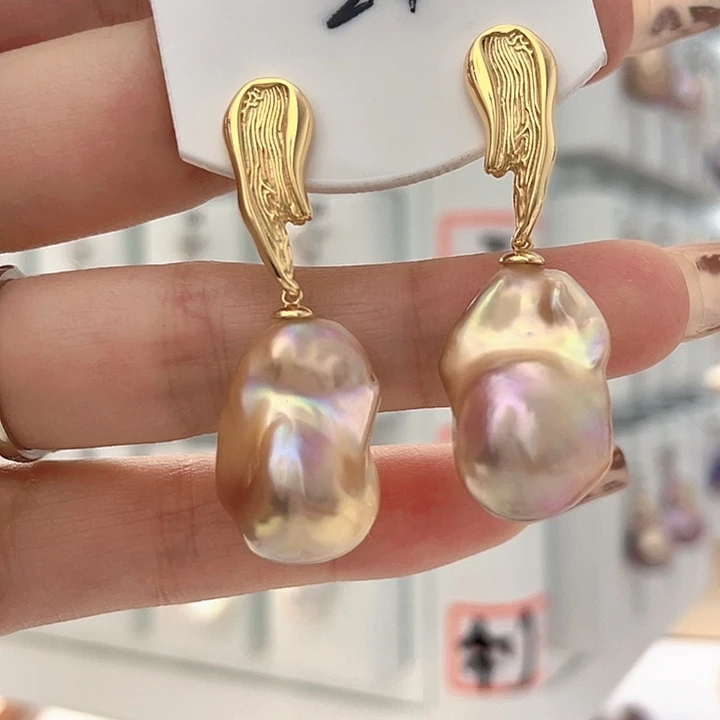 淡水珍珠戒指银S925镶嵌