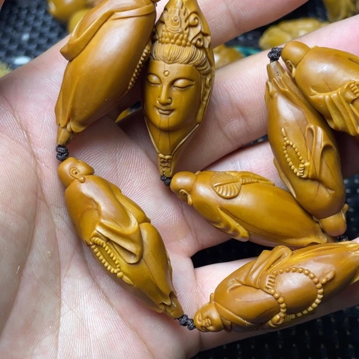 橄榄核手串/手链六合弥勒弥勒拜观音