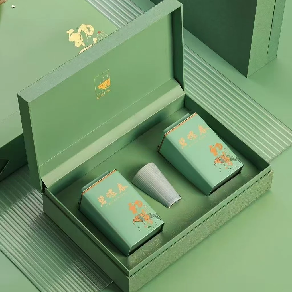 【年货节爆款来袭】雪花白碧螺春高端浓香型木纹礼盒250g500g装