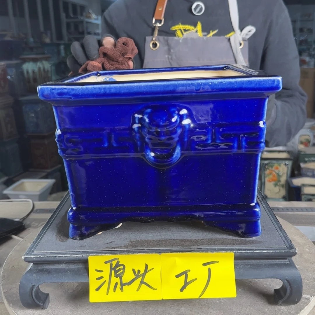 石湾花盆内口20，内深15