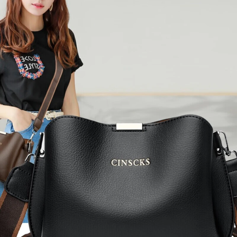 休闲斜挎包2025新款时尚链条单肩水桶包今年流行手提女士包包