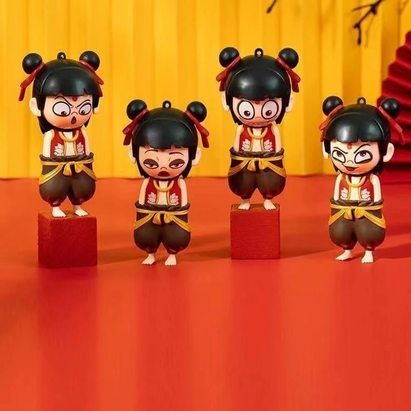 【果盟】哪吒表情包变脸魔童闹海变脸玩具按压变脸挂件摆件饰品