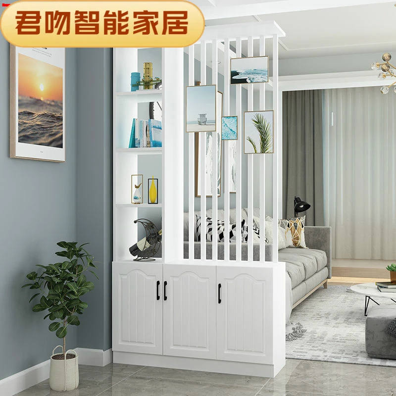 【3906人好评】新欧式简约北欧现代鞋柜隔断屏风置物架客厅餐厅卧