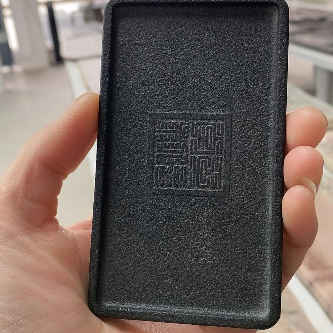 发乌金石杯垫长方型，正方形，圆形，各一个