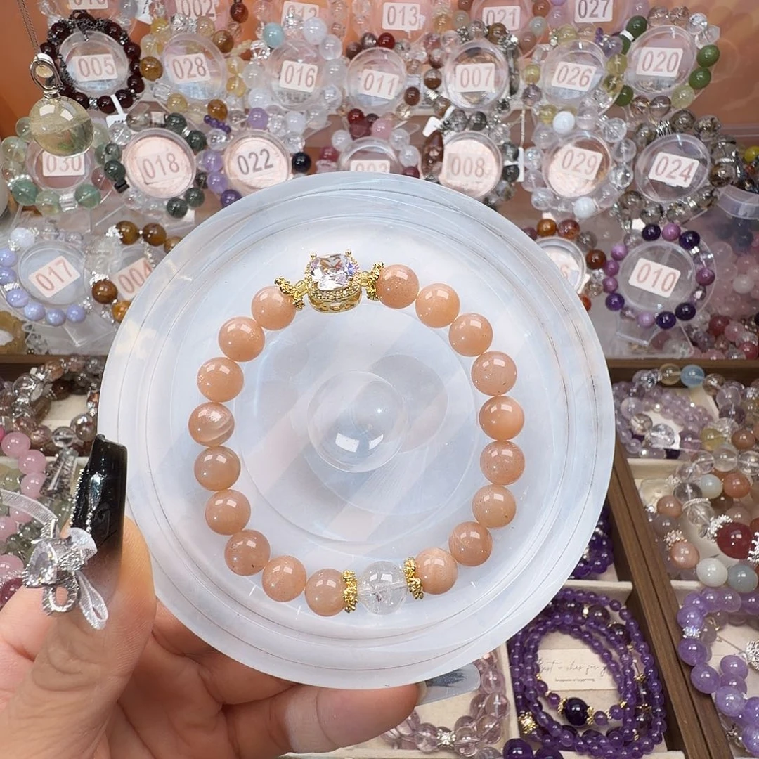 手链烟晶银S925镶嵌