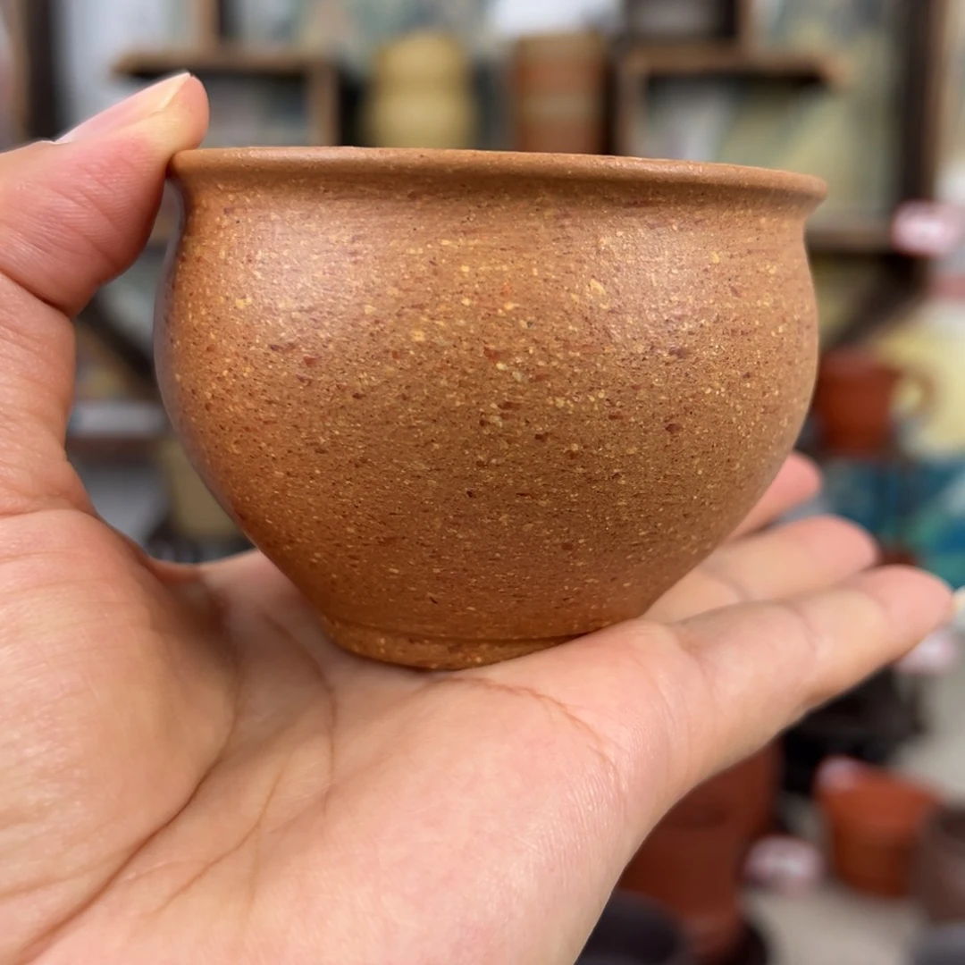 紫砂茶杯拙器甄选，纯原本矿。