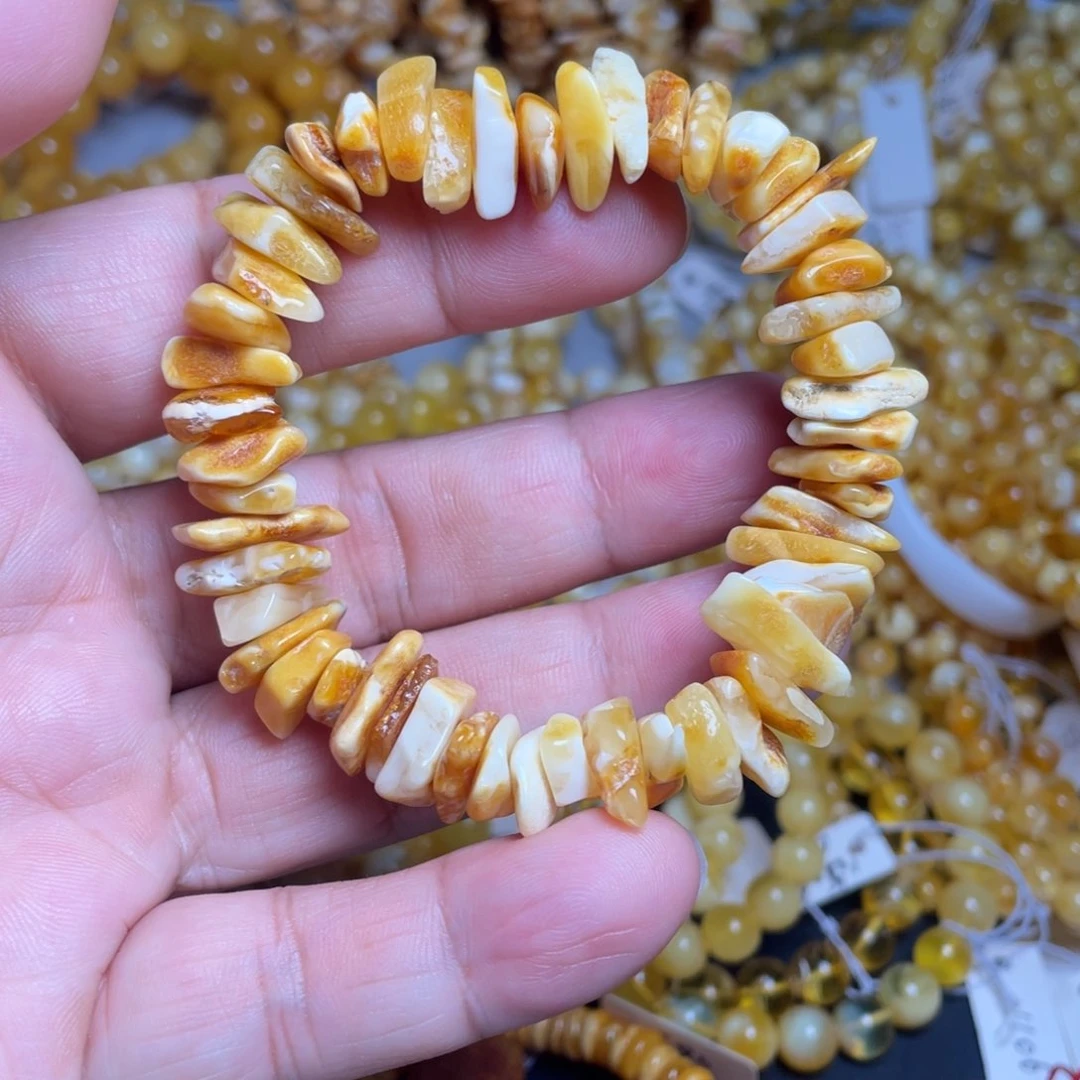 蜜蜡颈饰未镶嵌蜜蜡手链