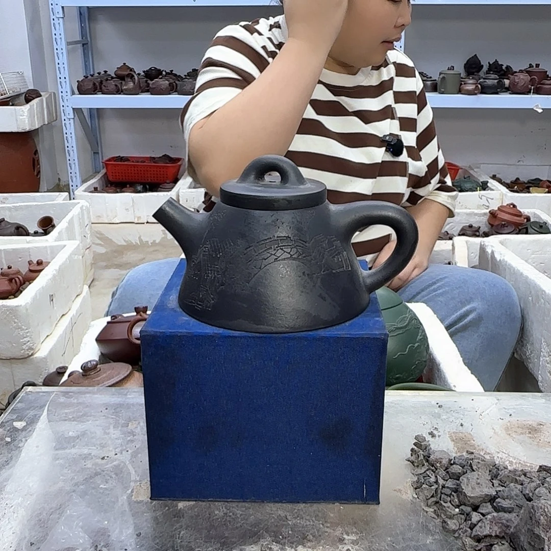 茶壶紫砂宜兴紫砂壶瑕疵处理