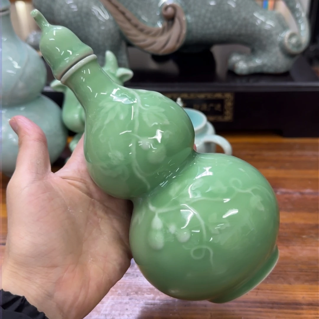 龙泉青瓷茶具微瑕6989