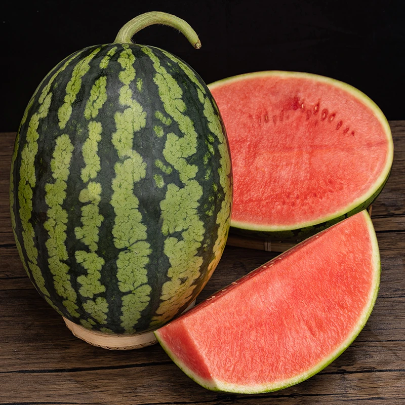 【乐鲜果园】甘美4K西瓜1个装当季新鲜甜多汁西瓜