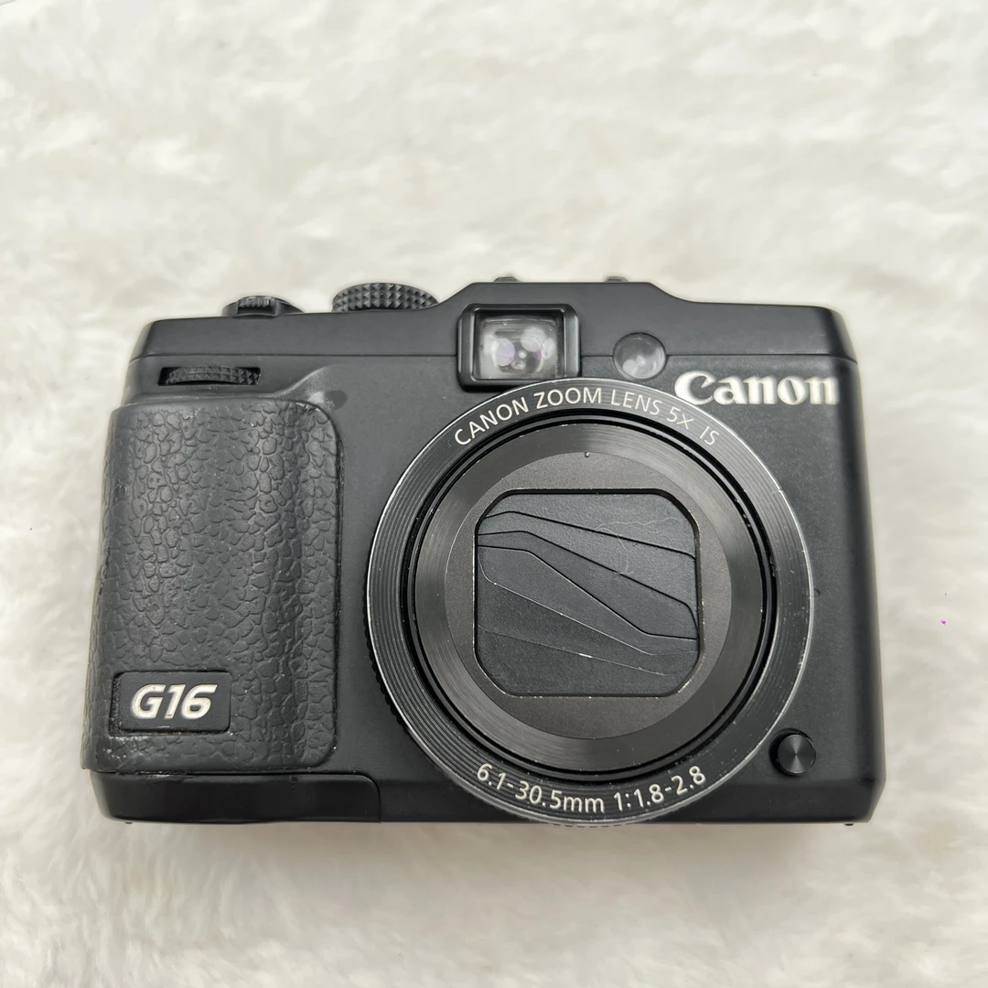95新 Canon/佳能 G16黑色 1200w像素微单相机