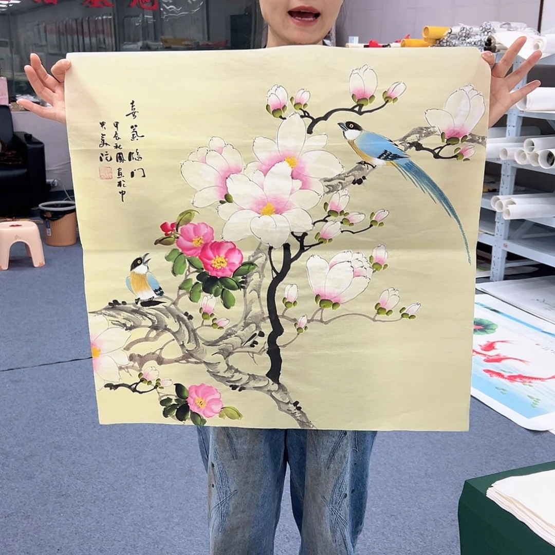 国画宣纸国画纯手绘作品