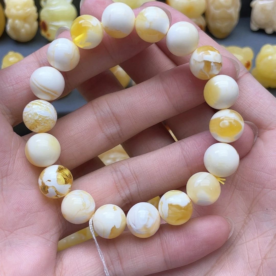 琥珀裸石未镶嵌蜜蜡