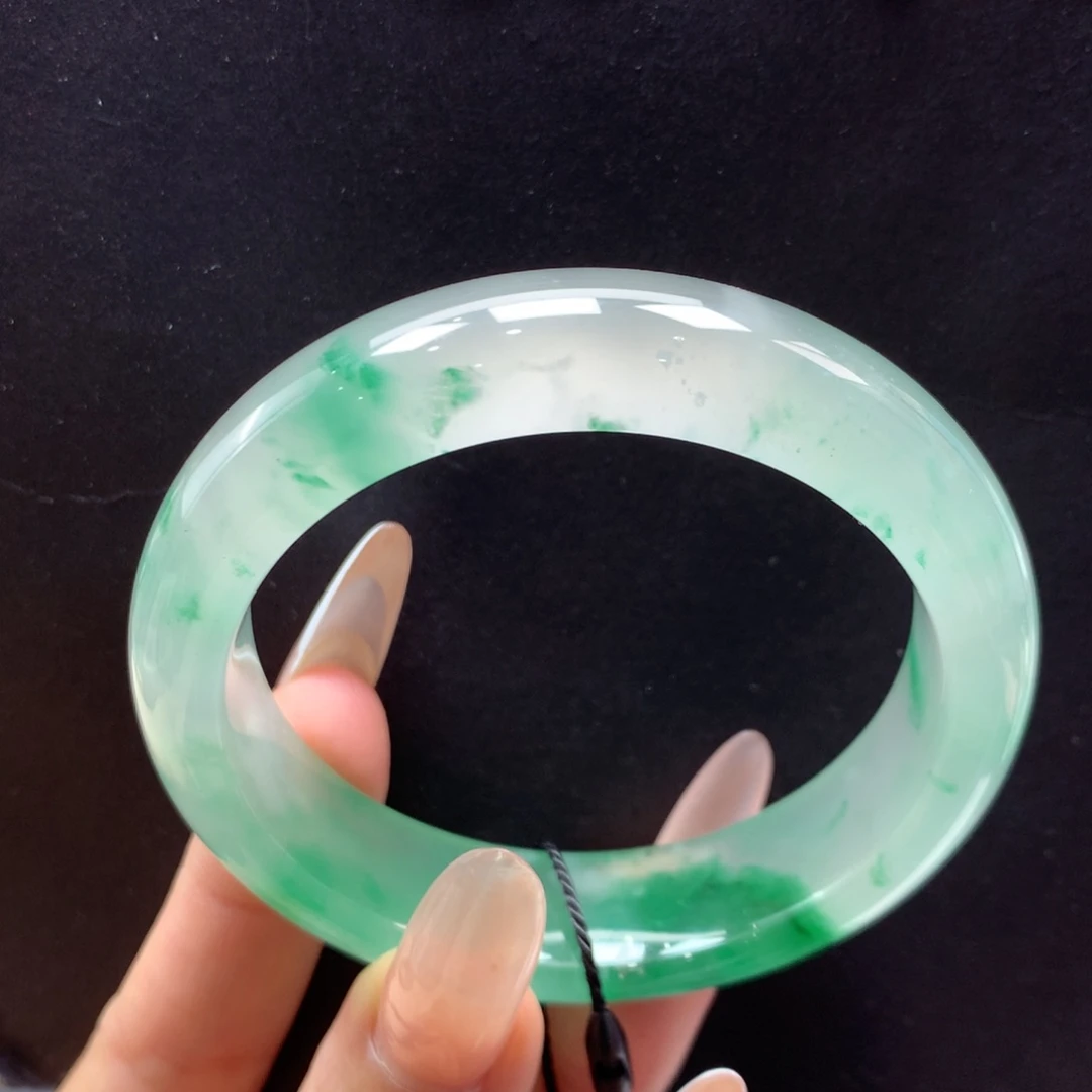 石英质玉手镯未镶嵌桃***Ꮤ