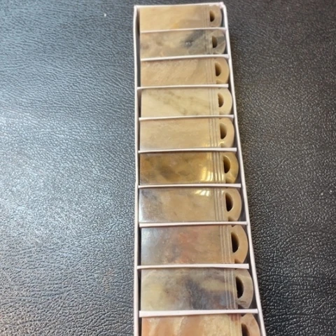 伊犁石印石悟*齋2.0*5.0瓦章一组十枚