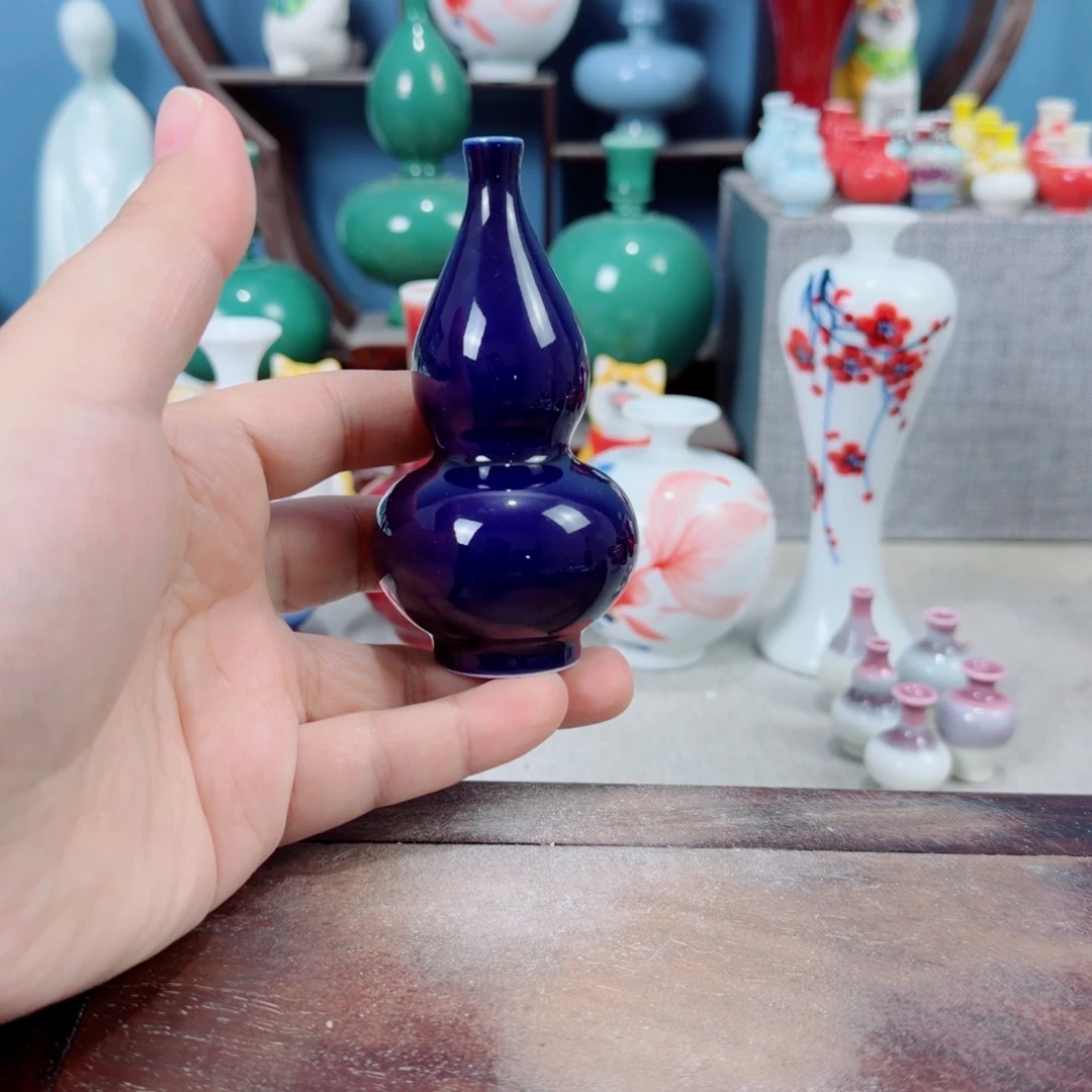 陶瓷手工小花器摆件