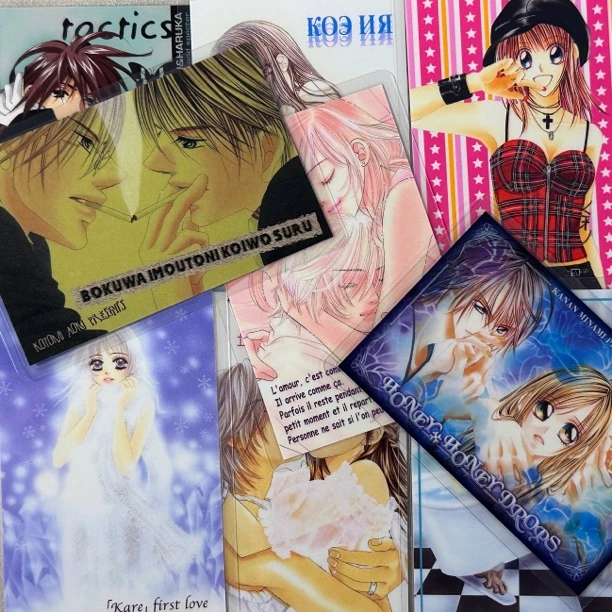 少女漫塑封小卡 一单一抽