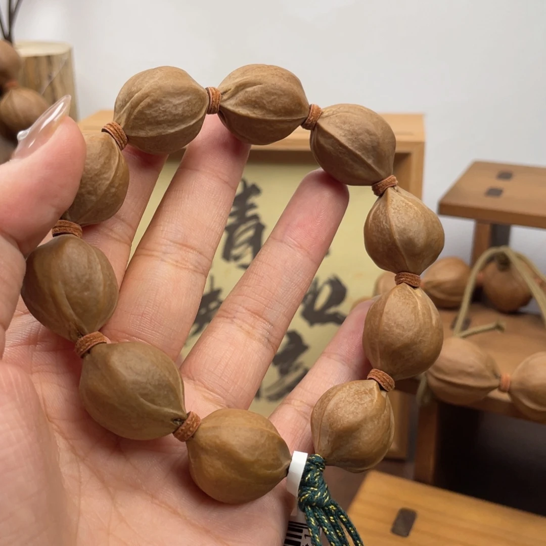 沙***瓦手串/手链橄榄核20.5*25梅林铁核