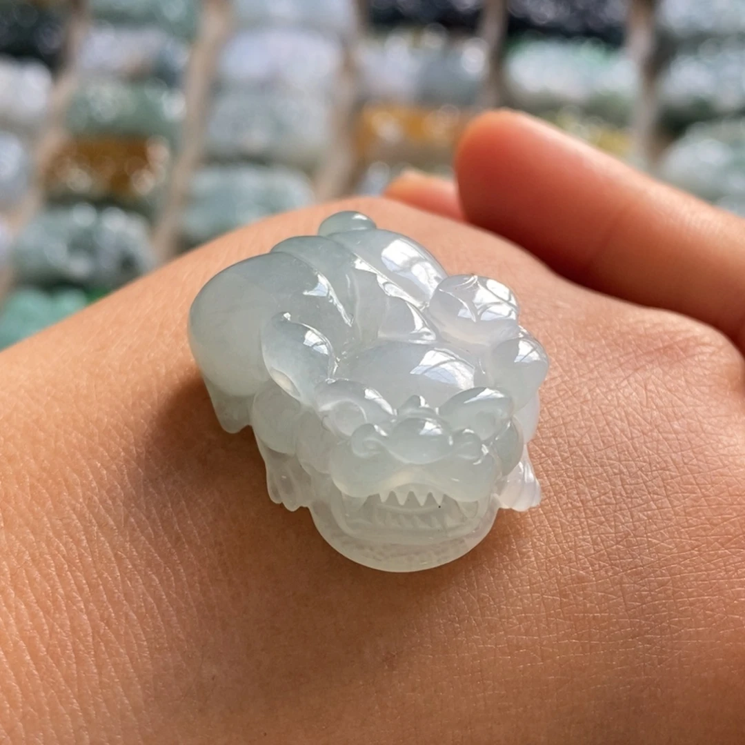 翡翠未镶嵌颈饰天然翡翠貔貅吊坠