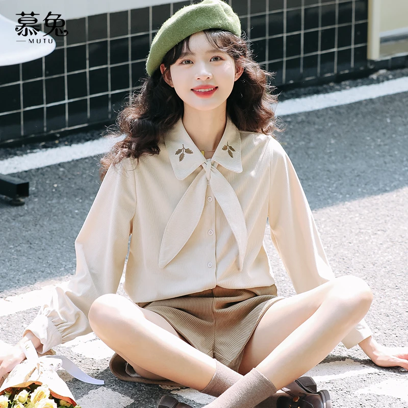 法式气质高级感长袖衬衫女2025春新款小个子设计感小众上衣MT2157