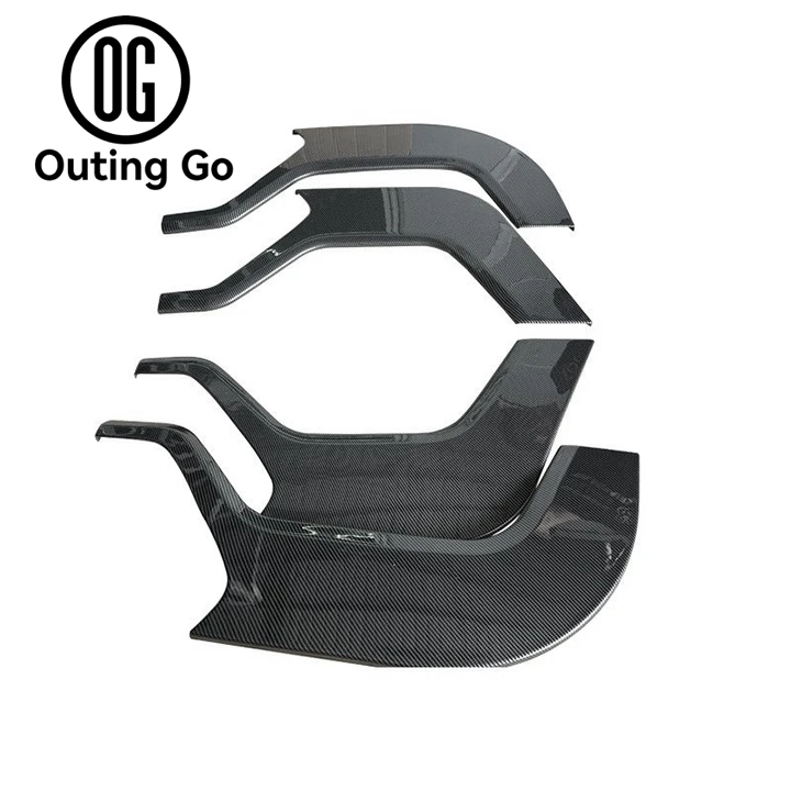 极石01车门防踢脚垫保护全包围防脏耐磨内饰升级加装配件四件装