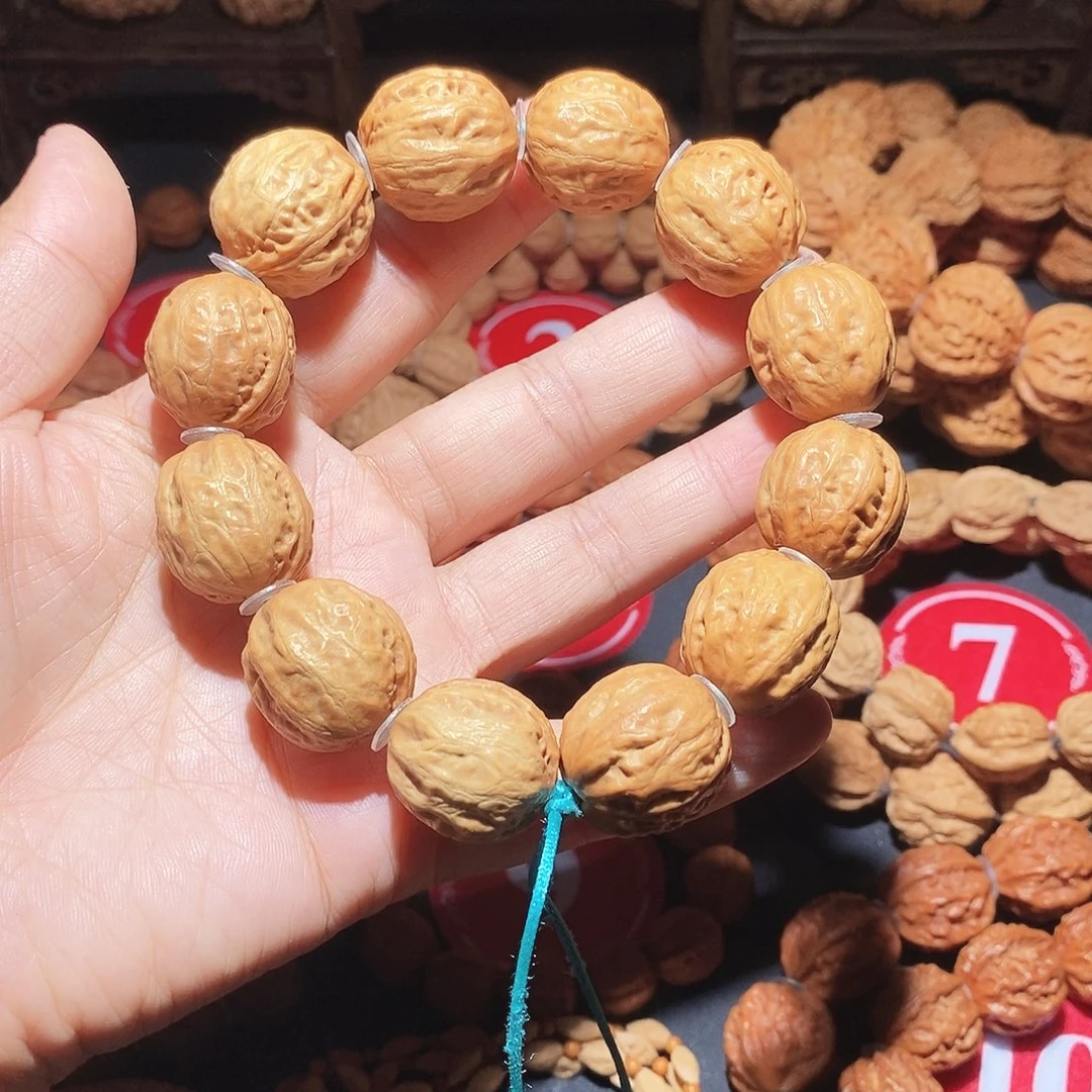 文玩核桃手串20尺光头手串