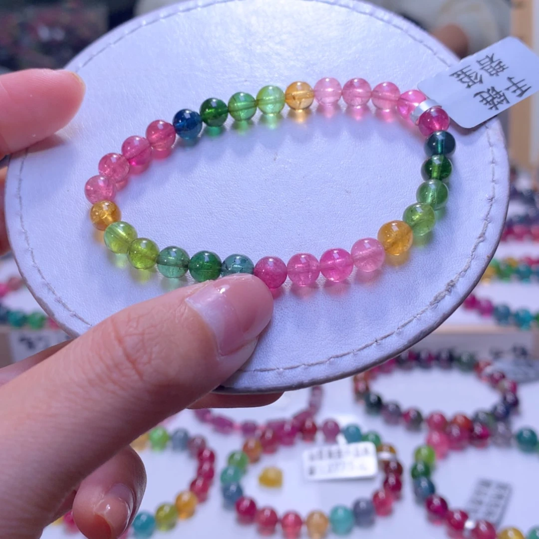 【闪购商品】未镶嵌手串碧玺6.2mm左右