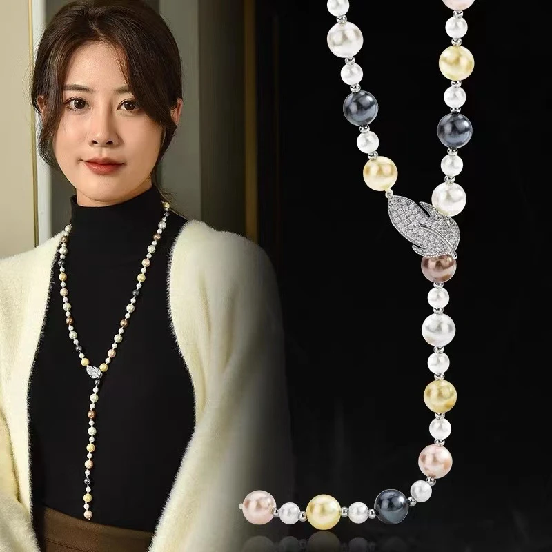 经典仿珍珠项链HJM025