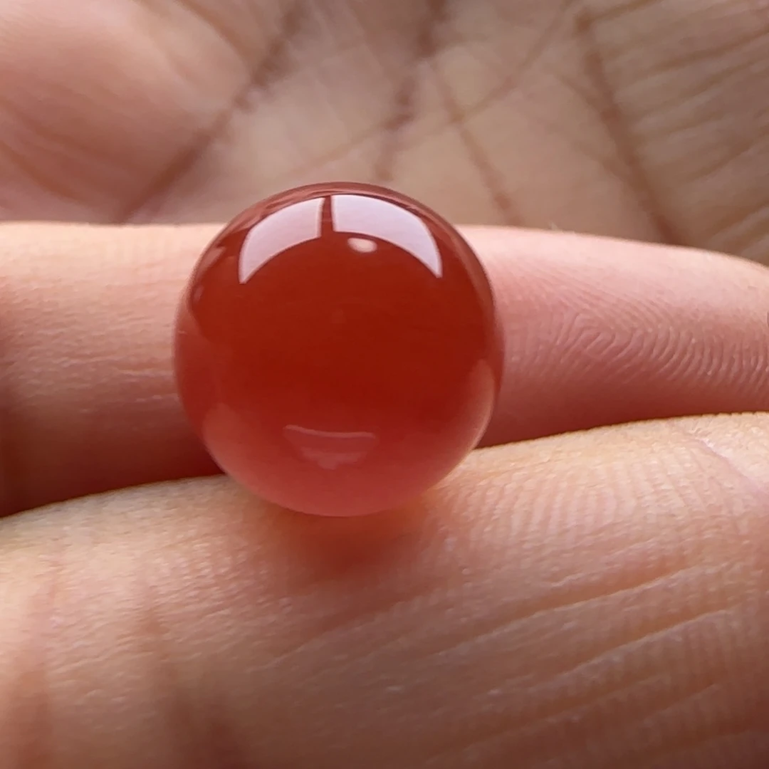南红玛瑙圆珠11.5未镶嵌
