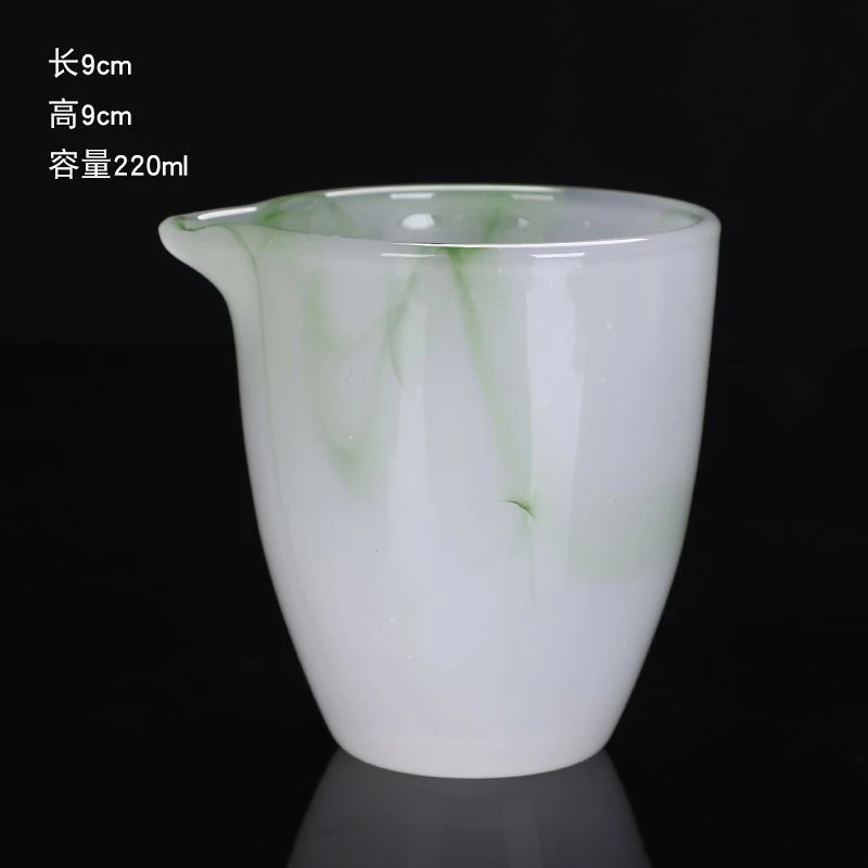加厚耐热家用分茶器简约功夫茶具配件气泡琉璃公道杯高档功夫茶杯