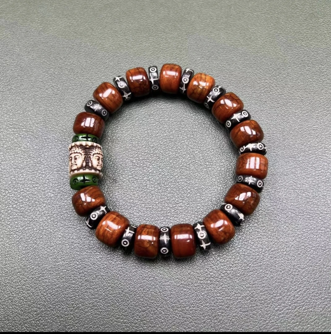 非金属珐琅手链 精美藏式经典高端手串F