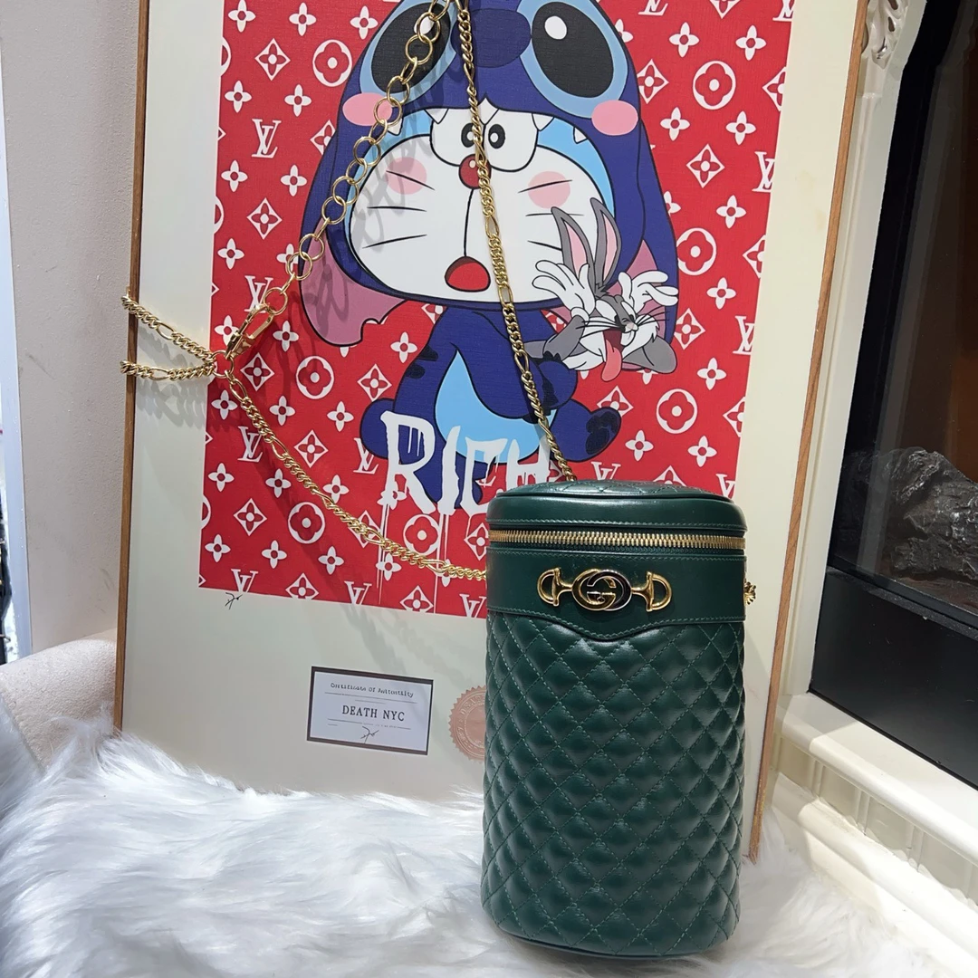 95新 GUCCI/古驰 GUCCI古驰竖版zumi链条包 a6078