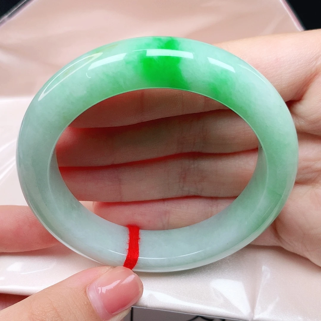 翡翠未镶嵌手镯53圈882781