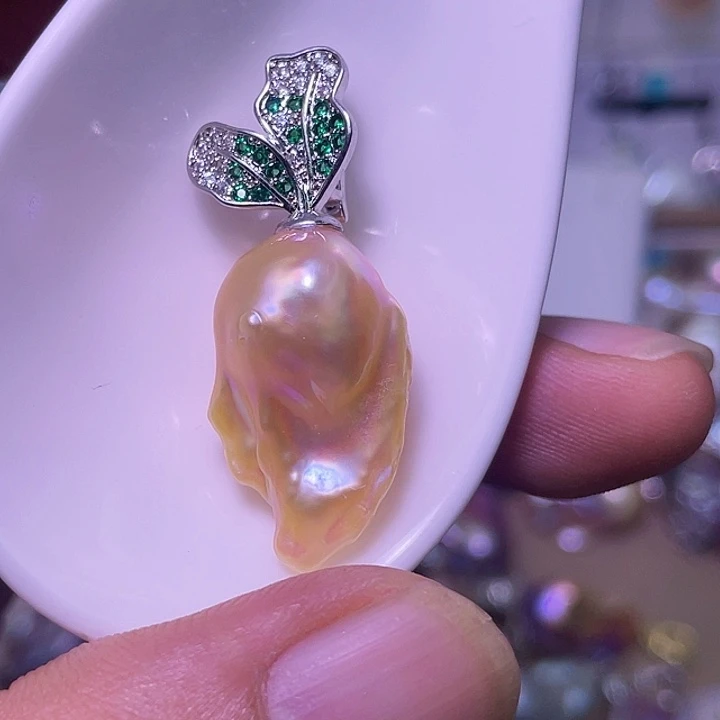 颈饰合金淡水珍珠33